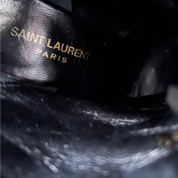 Saint Laurent Suede Fringe Boots - Picture 9 of 12